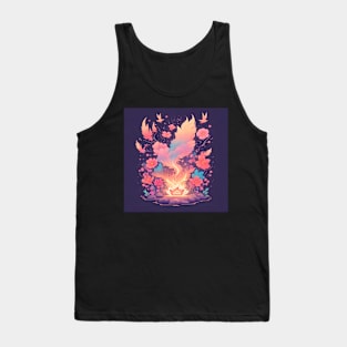 Mesmerizing Fire Picture Tank Top